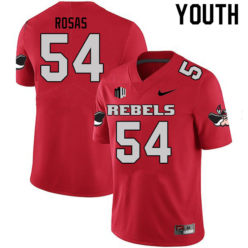 Youth #54 Anthony Rosas UNLV Rebels College Football Jerseys Sale-Scarlet